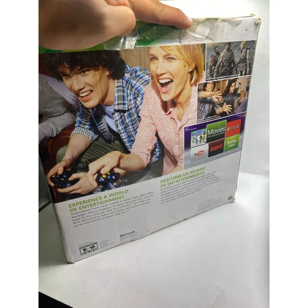 Microsoft Xbox 360 Slim Console 250GB Black - Tested - In Box Matching Serials